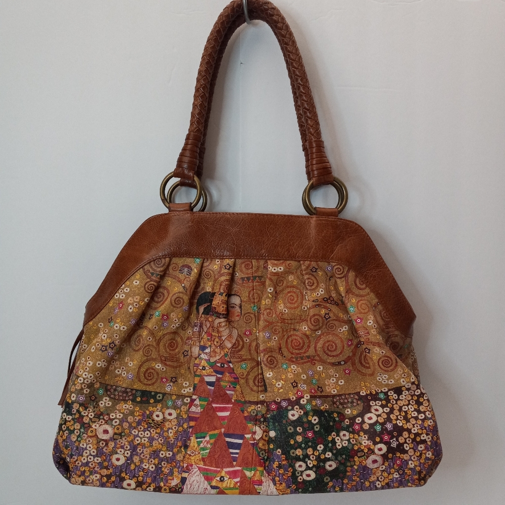 ICON Los Angeles RARE Gustav Klimt "Expectation" Shoulder Bag